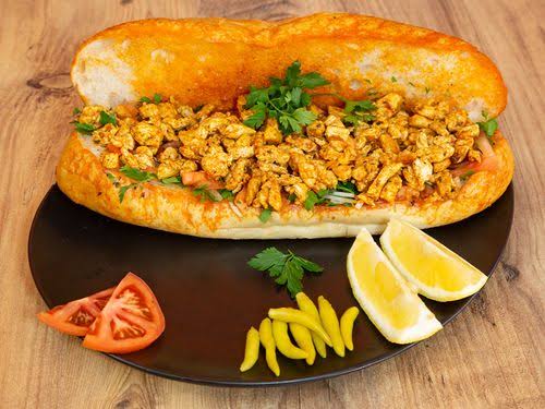 Tavuk Tantuni - Ekmek Arası